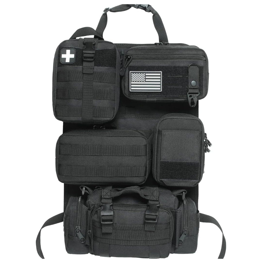 Tactical Molle Seat Organizer Full Set